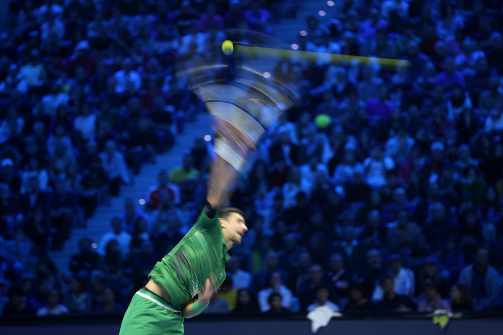 Novak Đoković na Završnom mastersu u Torinu