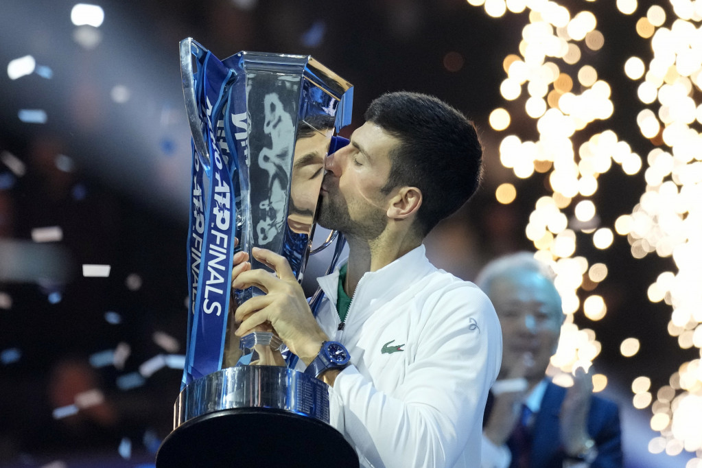 Novak Đoković na Završnom mastersu u Torinu