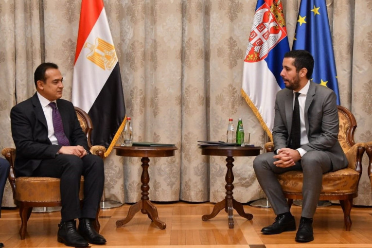 Momirović sa ambasadorom Egipta