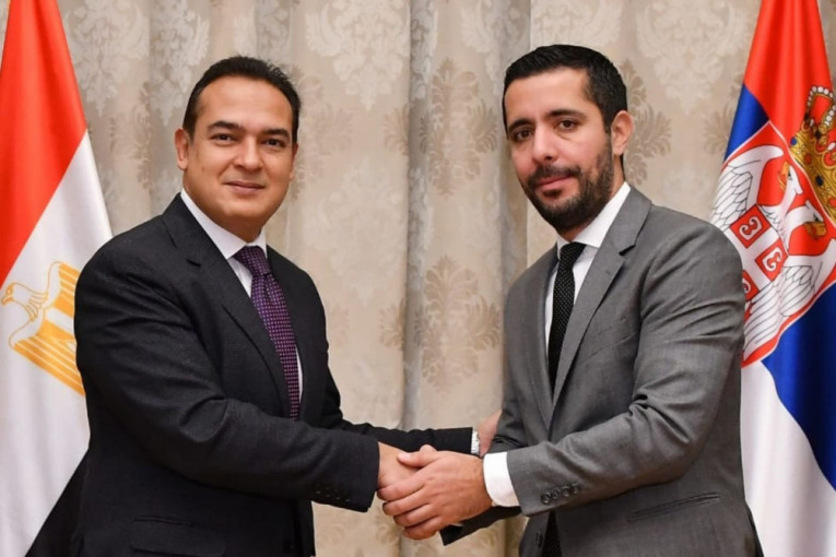 Ministar sa ambasadorom Egipta