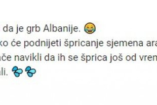 Komentari Hrvata na grb reprezentacije Srbije