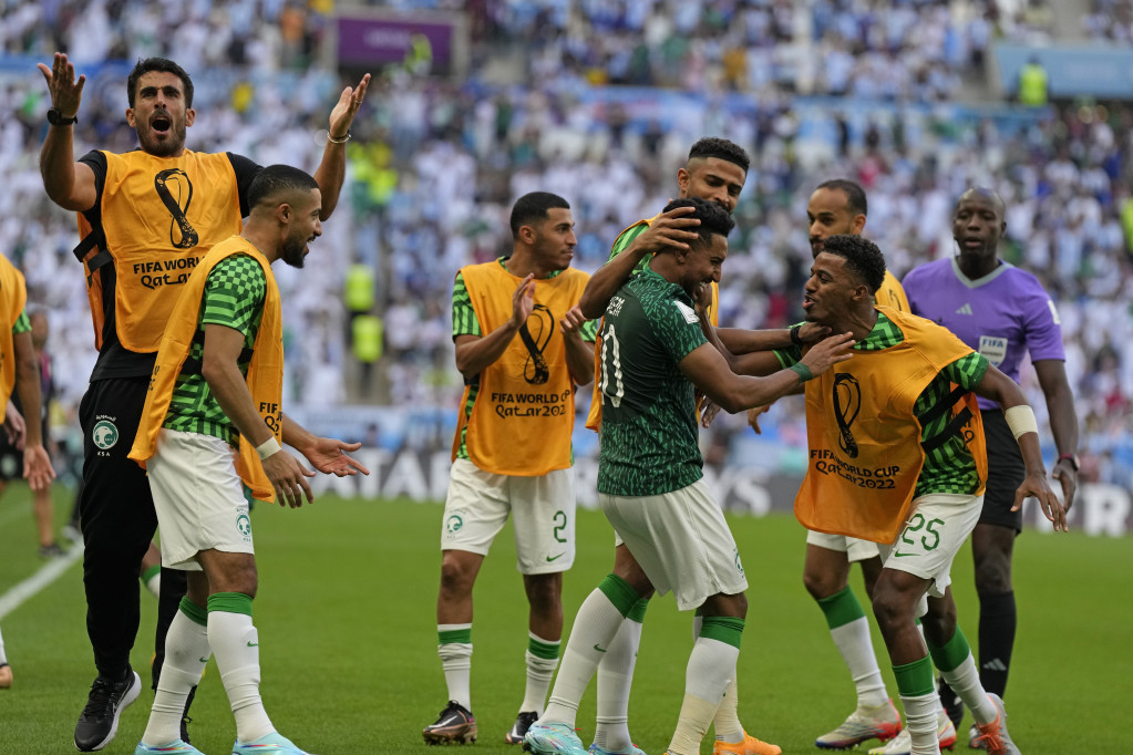 Detalj sa meča Argentina - Saudijska Arabija