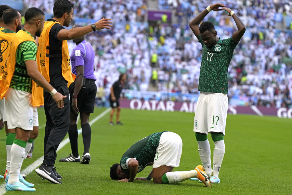 Detalj sa meča Argentina - Saudijska Arabija