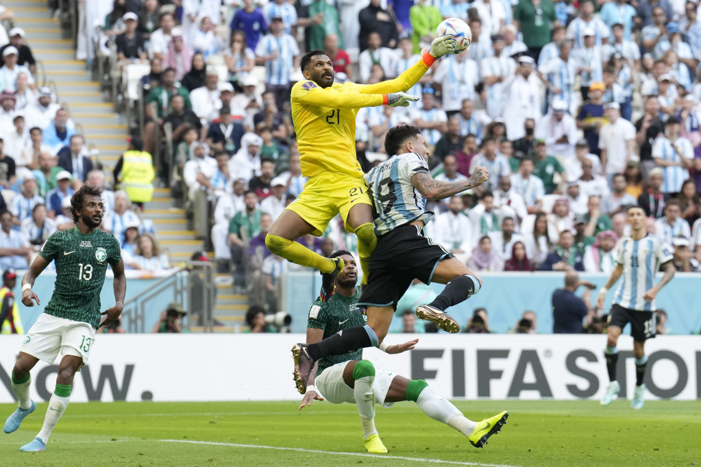 Mohamed Al Ovais na meču Argentina - Saudijska Arabija