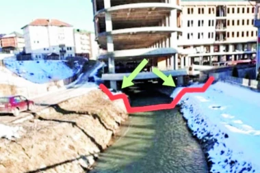 DA LI OVO JOŠ NEGDE POSTOJI? Ljudi ne mogu da veruju: Zgrada dignuta usred rečnog korita!