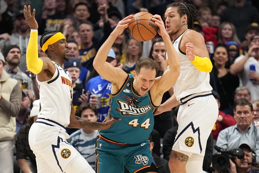 Detalj sa meča Denver - Detroit