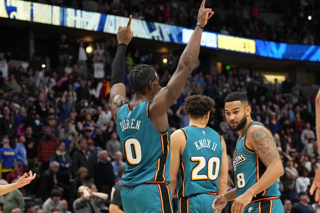 Detalj sa meča Denver - Detroit