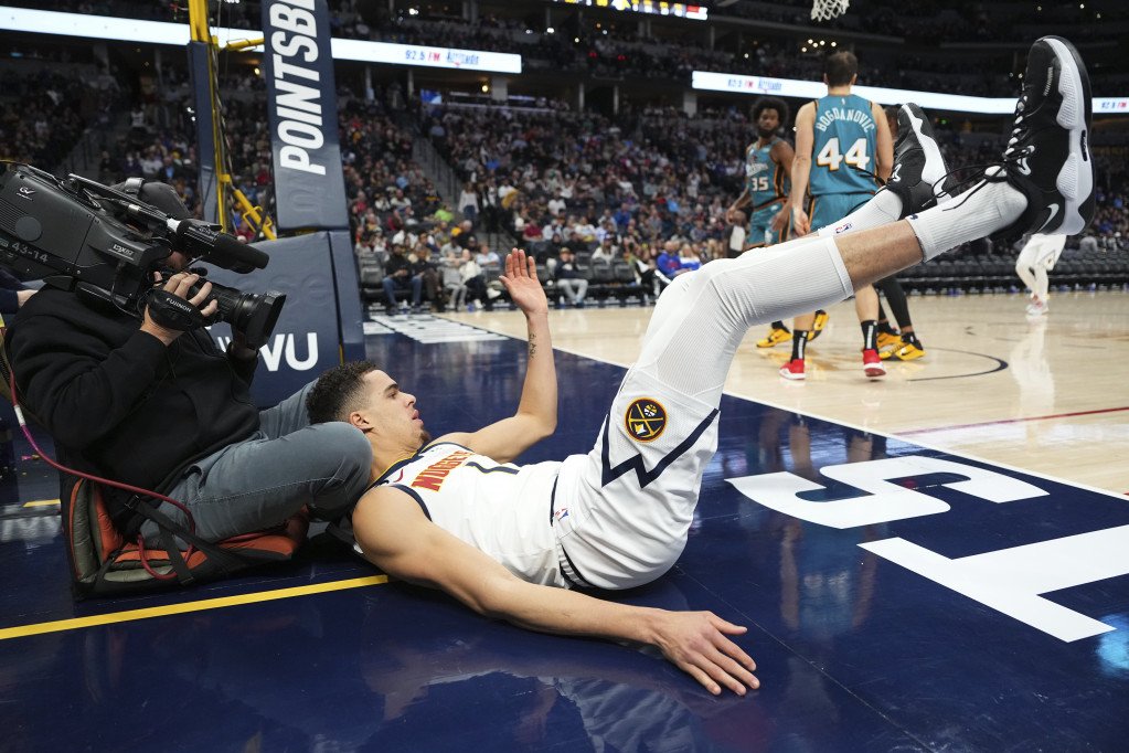 Detalj sa meča Denver - Detroit