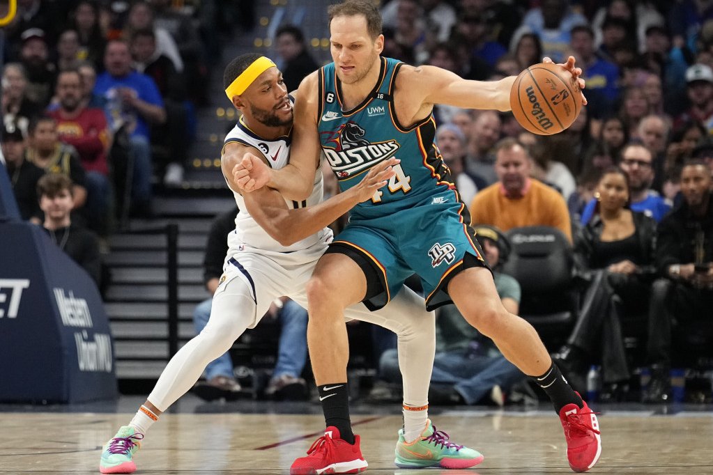 Detalj sa meča Denver - Detroit