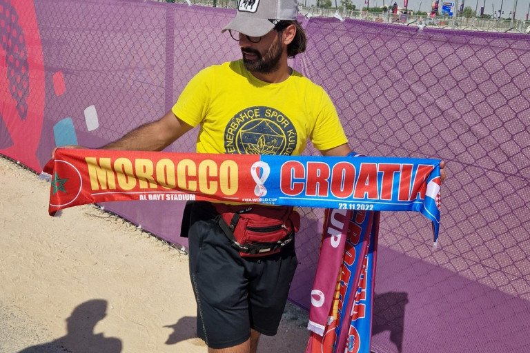 Atmosfera pred meč Maroko - Hrvatska