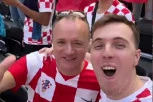 Srbin u DRESU HRVATSKE na tribinama u Kataru! (VIDEO)