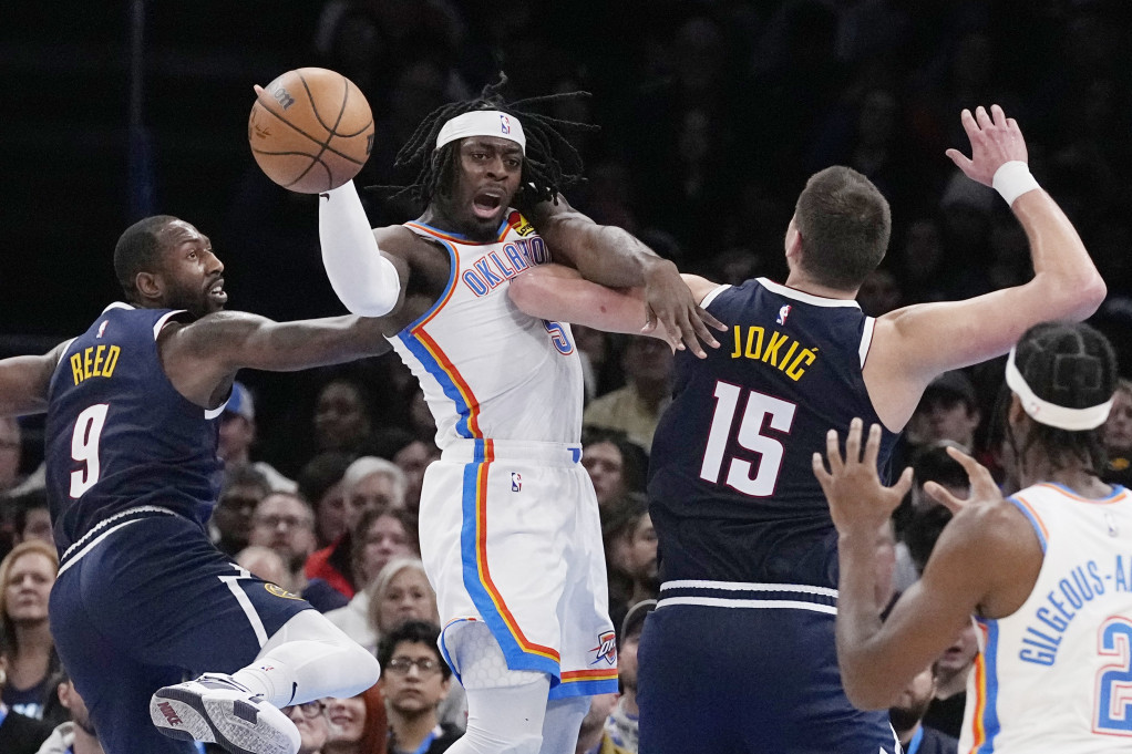 Detalj sa meča Oklahoma - Denver