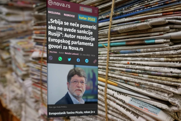 JEFTINA PROPAGANDA U REŽIJI NOVE: Sagovornik demantovao naslov, urednik odobrio laž