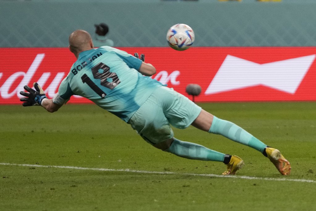 Milan Borjan na meču Hrvatska - Kanada