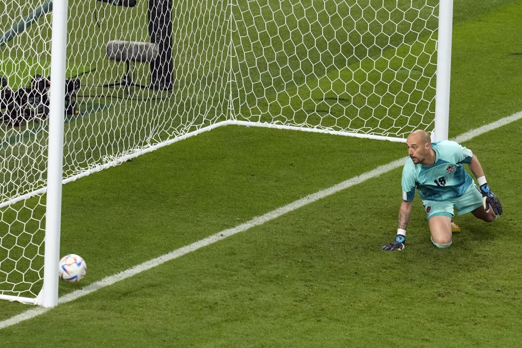 Milan Borjan na meču Hrvatska - Kanada