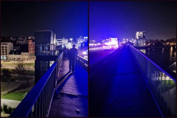 ZAGLAVLJENI U LIFTU NA BRANKOVOM MOSTU: Na terenu dežurne ekipe (FOTO)