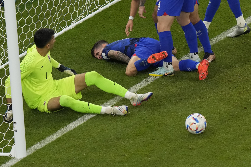 Kristijan Pulišić na meču SAD - Iran