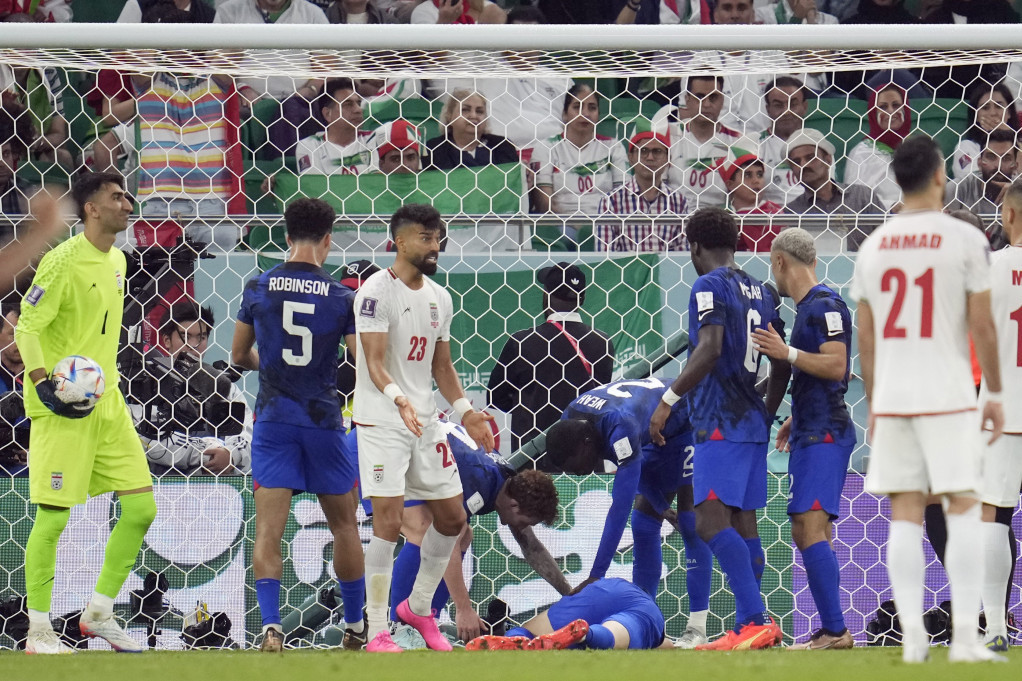 Kristijan Pulišić na meču SAD - Iran