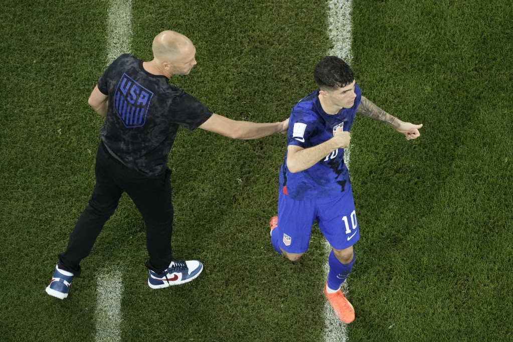 Kristijan Pulišić na meču SAD - Iran