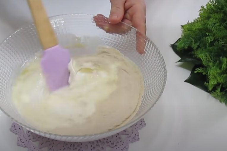 Prvi korak mešanje svih sastojaka