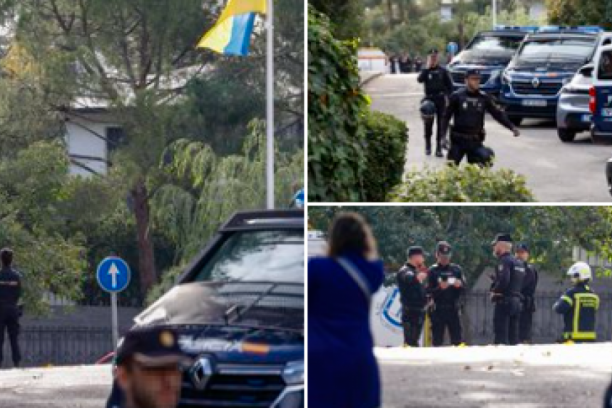 PISMO-BOMBA BILO ADRESIRANO NA AMBASADORA: Detalji eksplozije u ukrajinskoj ambasadi u Madridu - pojavio se i prvi snimak (FOTO/VIDEO)
