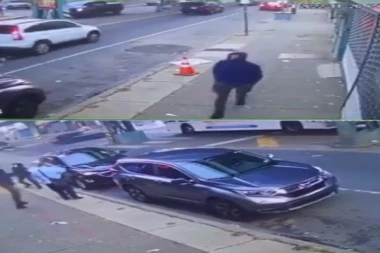 JEZIVI SNIMAK UZNEMIRIO JAVNOST: Šetao se, pa prišao policajcu s leđa i UPUCAO ga u glavu (VIDEO)