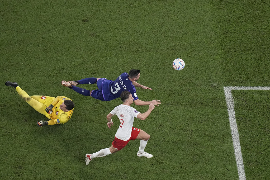 Detalj sa utakmice Argentina - Poljska