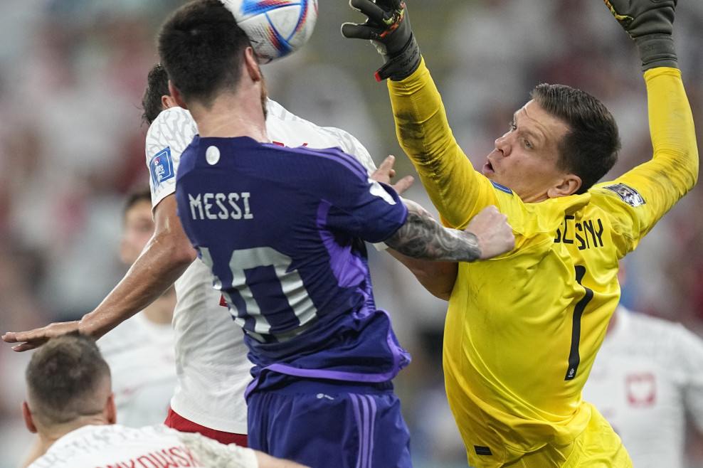 Detalj sa utakmice Argentina - Poljska