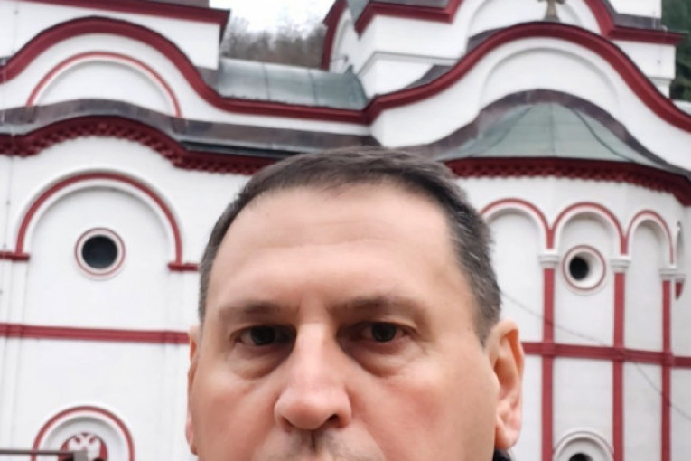 Taki Marinković u manastiru Tumane