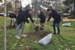 Sadnjom drveća akcija DDOR osiguranja  "Za šumu u tvom kraju“ počela u Novom Sadu!