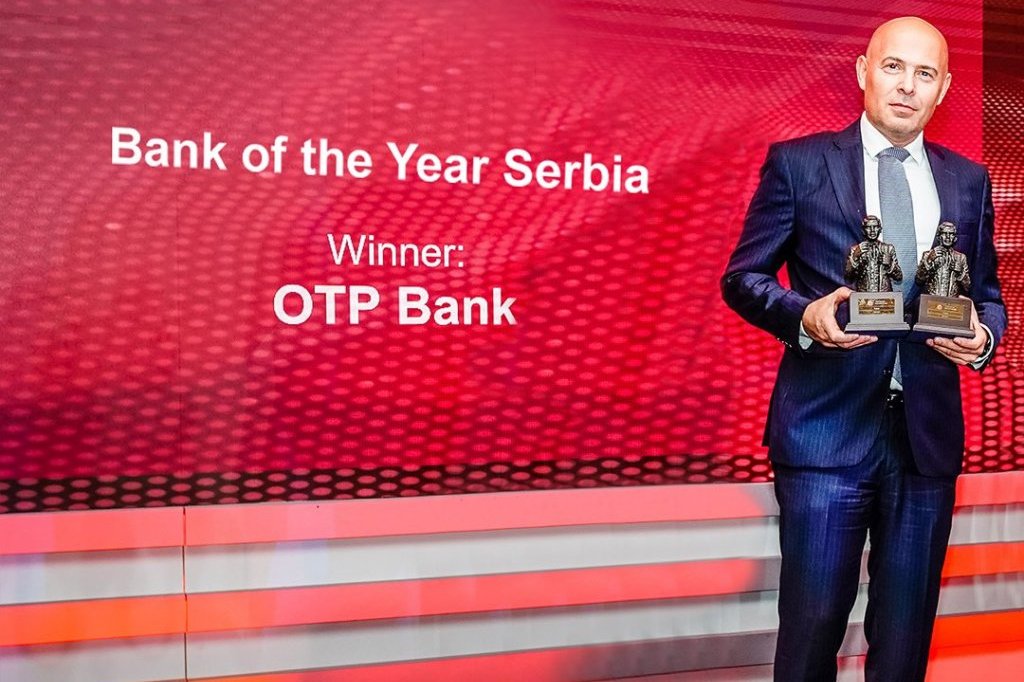 OTP banka dobitnik je nagrade za najbolju banku u Srbiji prestižnog magazina „The Banker“