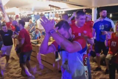 OPLETI! Srpsko kolo na 150 metara od mesta večerašnjeg boja između Piksijevih ratnika i Švajcarske! (VIDEO)