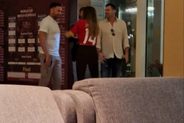 SVI KAO JEDAN! Velika podrška za Srbiju pred meč godine u Dohi - stigao i Duško Tošić! (FOTO)