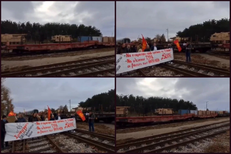 VOZ SA NATO TENKOVIMA ISKOČIO IZ ŠINA U GRČKOJ? Oprema trebala da bude isporučena blizu granice sa Rusijom (VIDEO)