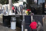 DVE ŽENE POSETILE GROB LUKINOG KUMA: Prišle spomenicima, pa uradile OVO! Ostavljene emotivne poruke na spomenicima Vuku i Nikoli Bojoviću (FOTO, VIDEO)