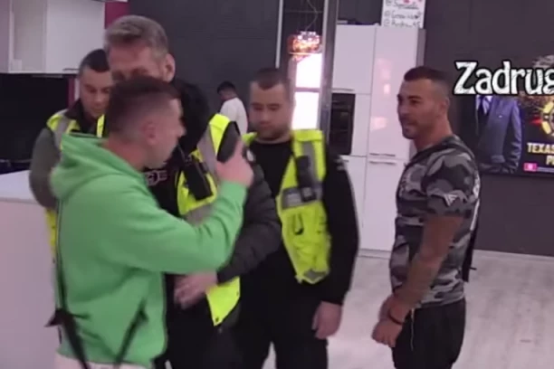 KARAMBOL U ZADRUZI 6! Ćertić se zaleteo na zadrugara, ni ON mu nije ostao dužan: Obezbeđenje reagovalo munjevitom brzinom! (VIDEO)