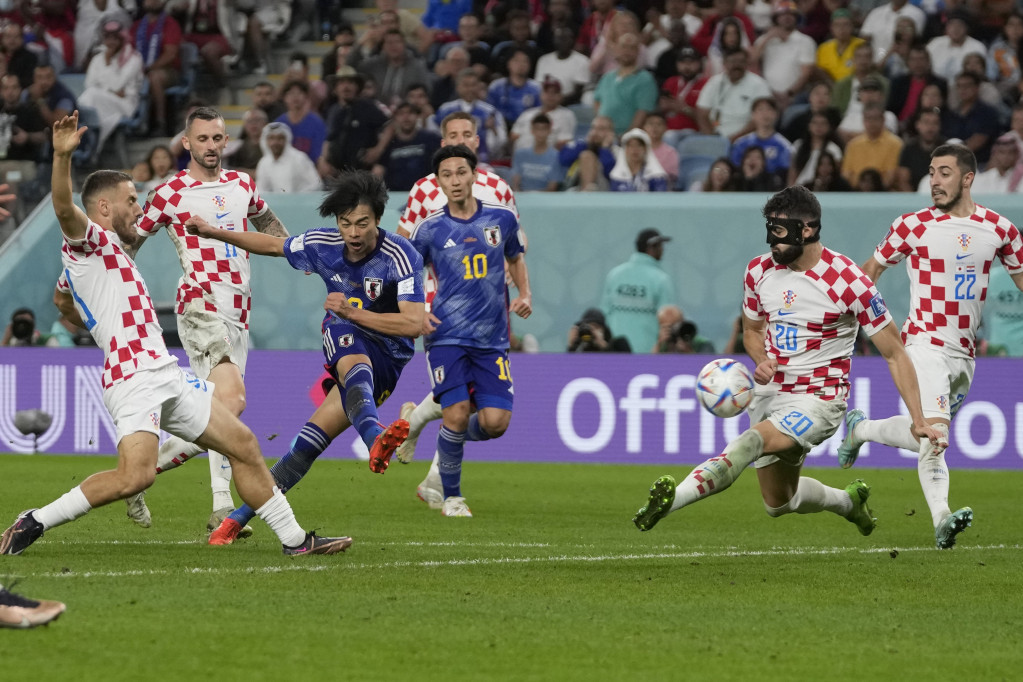 Detalj sa meča Hrvatska - Japan