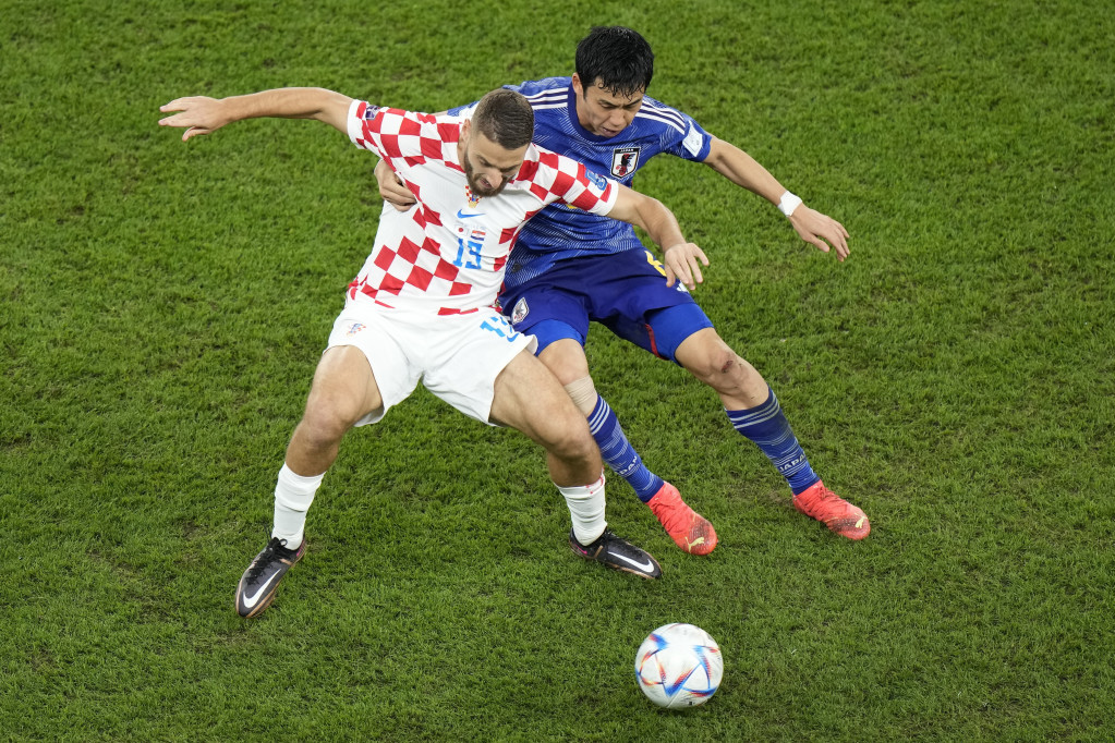 Detalj sa meča Hrvatska - Japan