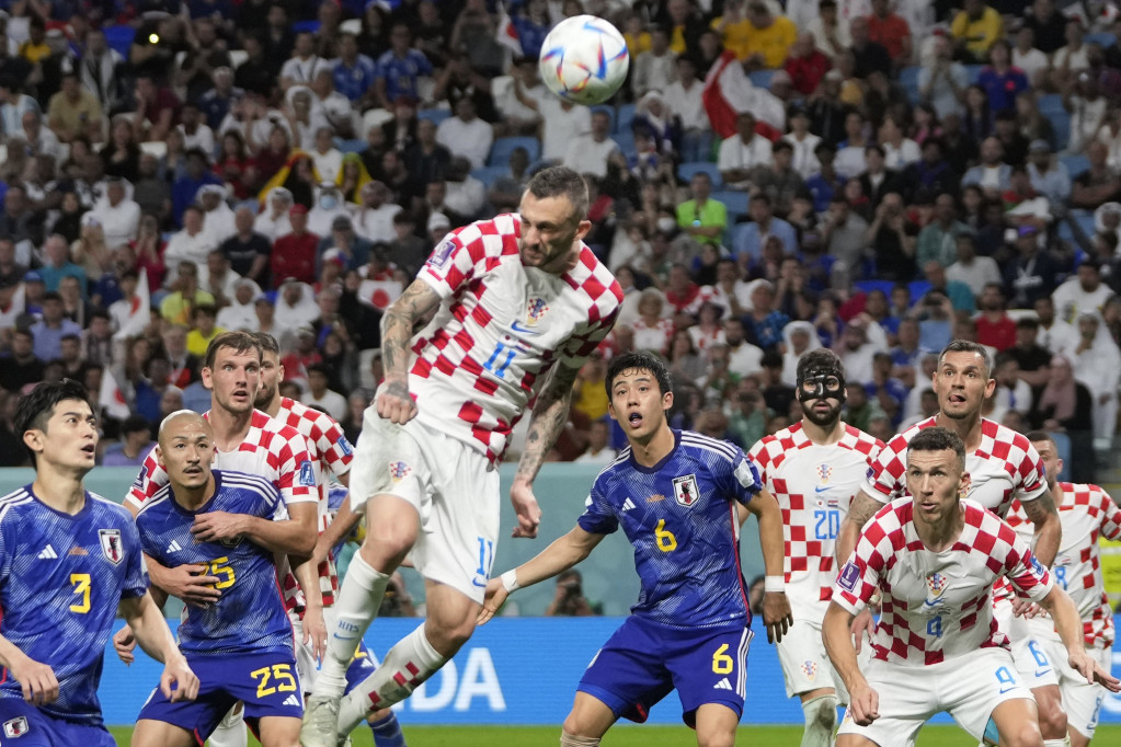 Detalj sa meča Hrvatska - Japan