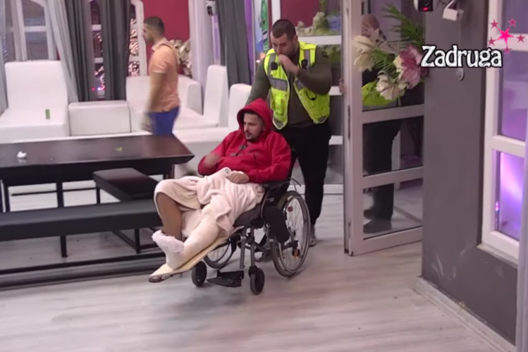 Bilal Brajlović u gipsu Zadruga 6