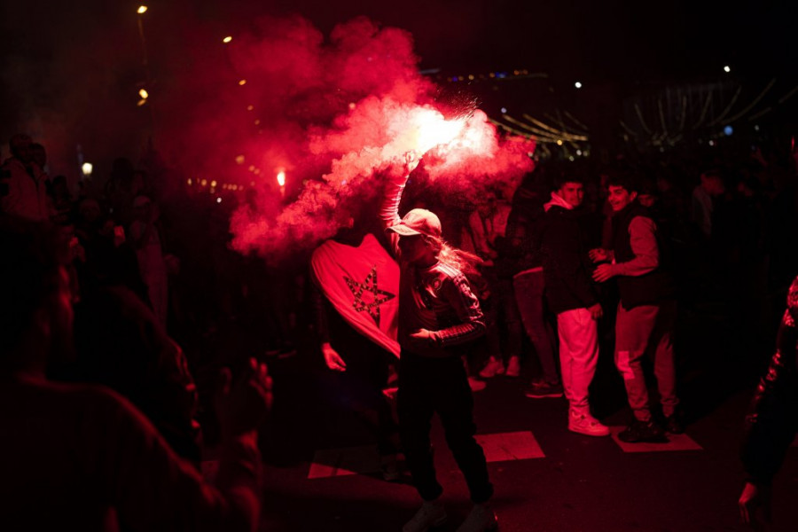 Slavlje Marokanaca na ulicama Barselone