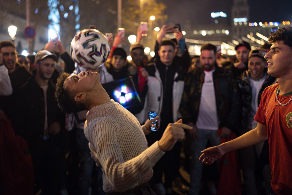 Slavlje Marokanaca na ulicama Barselone