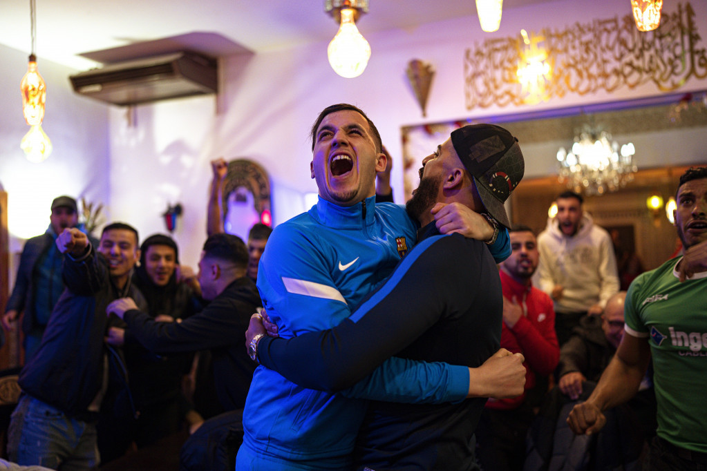 Slavlje Marokanaca na ulicama Barselone