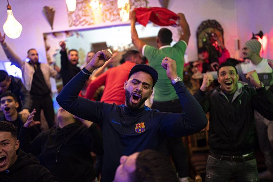 Slavlje Marokanaca na ulicama Barselone