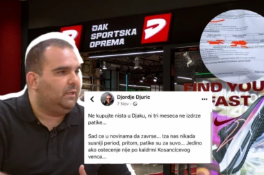 "ĐAK" PONAVLJAČ! Poznati lanac sportske opreme baš na rđavom glasu: PATIKE NE TRAJU NI TRI MESECA - SVE OBELODANIO POZNATI METEOROLOG!