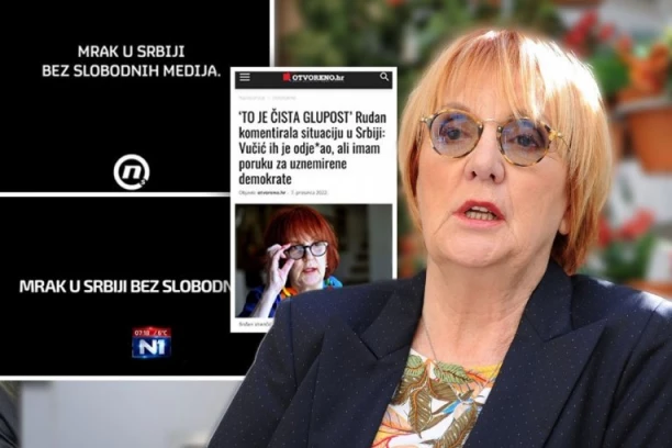 VEDRANA RUDAN ŽESTOKO OPLELA PO TAJKUNSKIM TELEVIZIJAMA: Zašto bi iko NORMALAN pomislio da su N1 i Nova slobodni mediji?