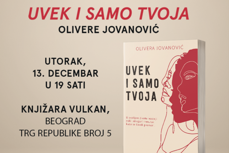 Novi roman "Uvek i samo tvoja" Olivera Jovanović pisala u DRAMATIČNIM MOMENTIMA