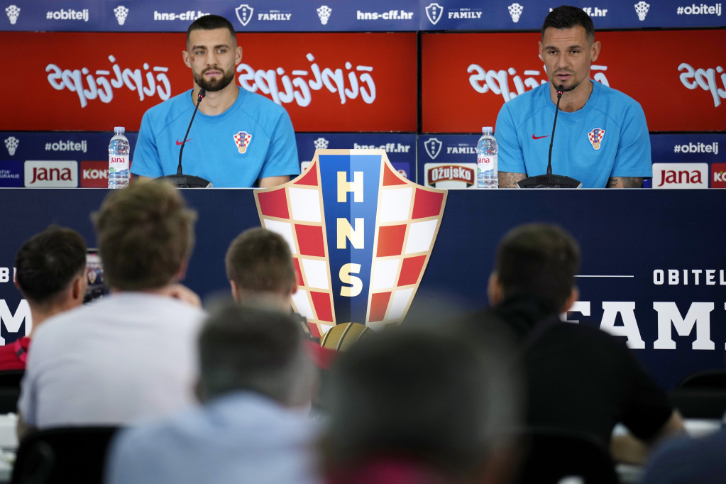 Mateo Kovačić na konferenciji za medije pred Brazil