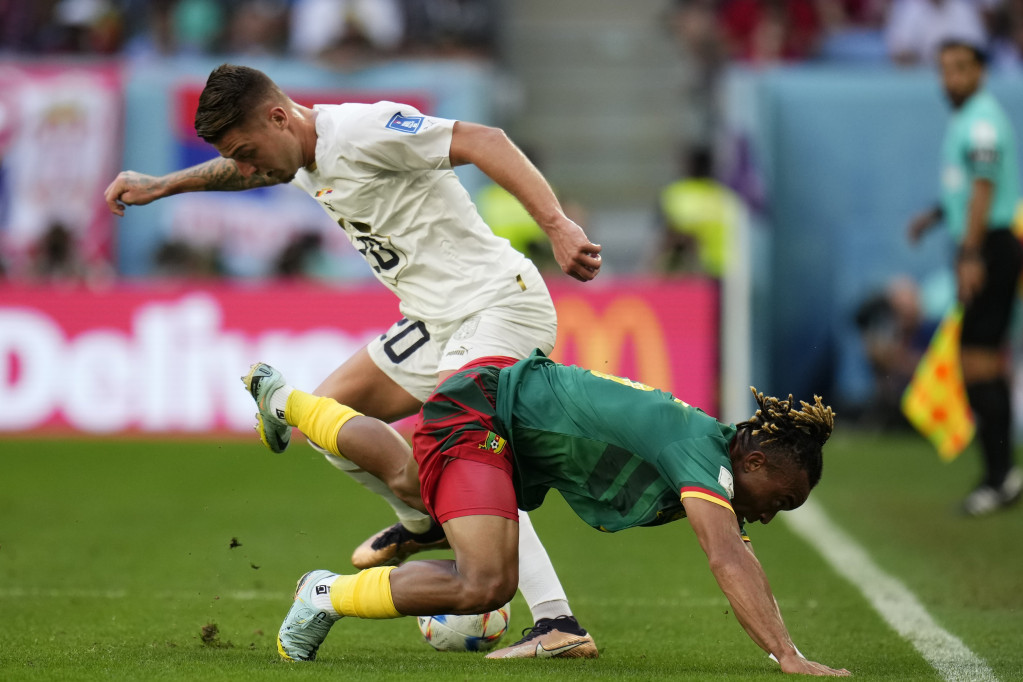 Detalj sa utakmice Srbija - Kamerun