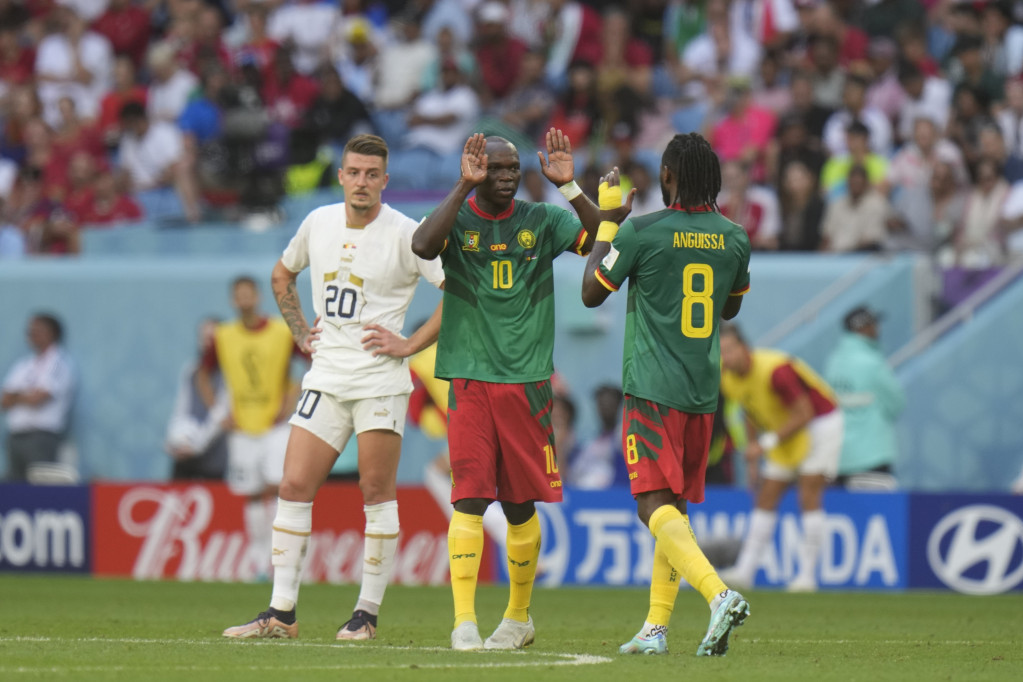 Detalj sa utakmice Srbija - Kamerun